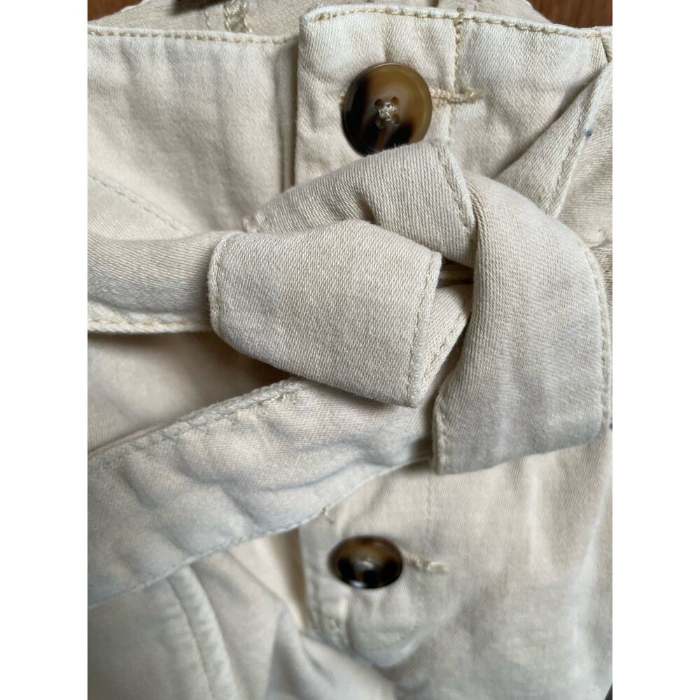 Blank NYC Cotton Twill Beige Shorts With Belt Size 26"/ 2 NWT - Picture 6 of 6